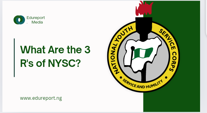 What Are the 3 R's of NYSC?
