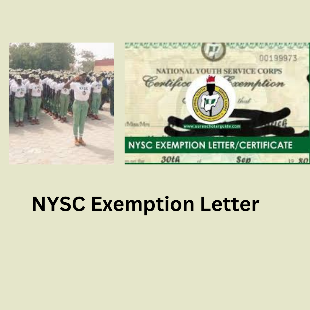 NYSC Exemption Letter